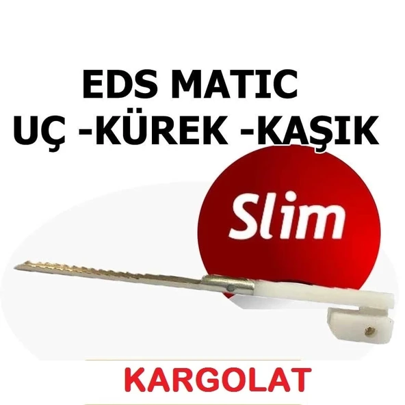 3'lü Set Eds Slim Ürün Kesme Makinası Yedek Kaşık İnce Sarım Yedek Uc Kürek - Resim 2