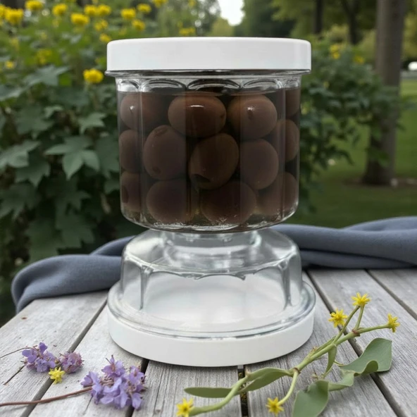 Technow VPS-023 Sulu Peynir Zeytin ve Turşu Saklama Kabı 500 ml - Resim 3