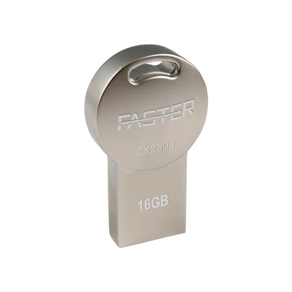 Faster 16 GB Dusl Serisi USB 3.0 Yüksek Hızlı Metal Flash Bellek - Resim 3