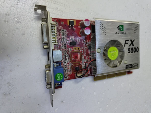 2.EL GEFORCE FX 5500 AGP 128 BİT EKRAN KARTI ürün görseli