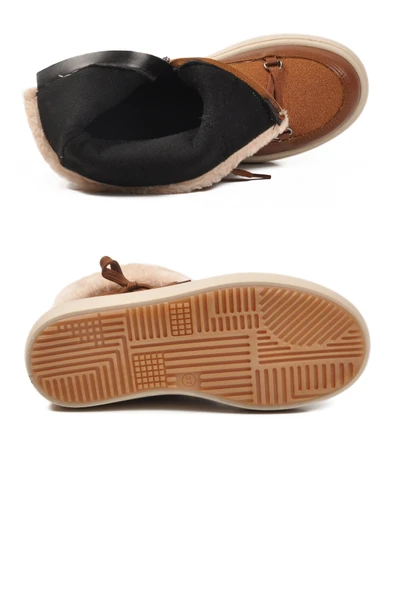 Cool Taba İçi Polarlı Kaymaz Kız Çocuk Bot Selis F - Resim 5