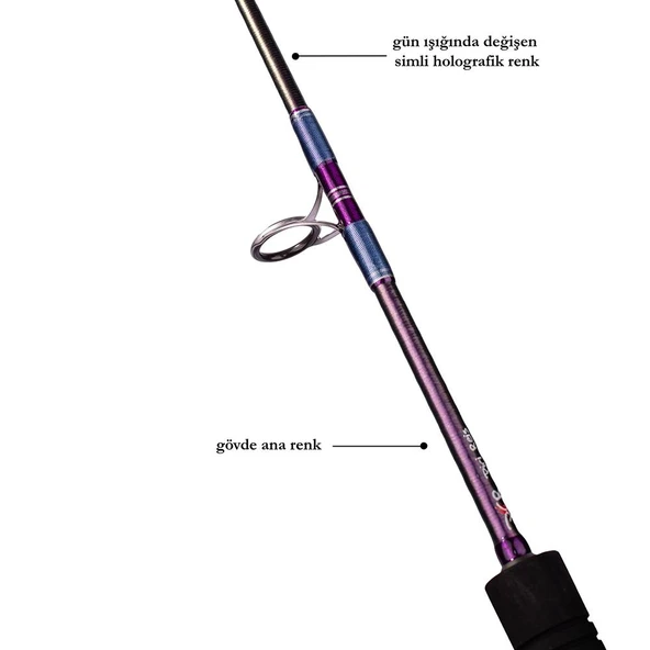 DCR Hilal 185cm 100-300gr Jig Kamışı - Resim 3