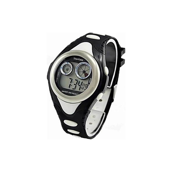 Siyah Beyaz Beşiktaş Taraftar Dijital Çocuk Saati ürün görseli 1