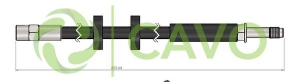 Volvo On Fren Hortumu Volvo Xc90 I (275) 2.5 T Awd 02>14 - Cavo C901 058a ürün görseli