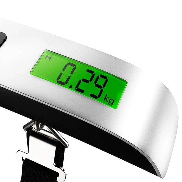 Dijital Bagaj Tartısı Ve Bagaj Ölçeği 30 Kg'a Kadar Dara Fonksiyonlu - Resim 3