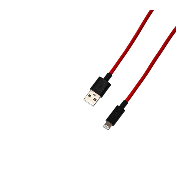Iphone Hızlı Şarj ve Veri Kablosu 2m - Kırmızı - Resim 3