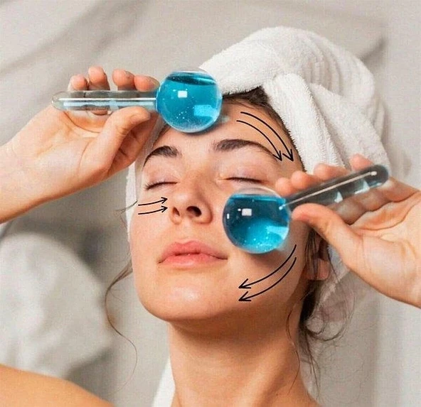 Buz Küresi Soğuk Masaj Ve Terapi Topu(leke Önleyici-cilt Pürüzsüzleştirici) ürün görseli