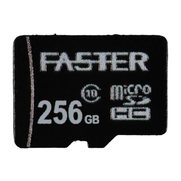 Faster 256 GB UHS-I U1 Sınıf 10 Micro SDHC Hafıza Kartı - Resim 3