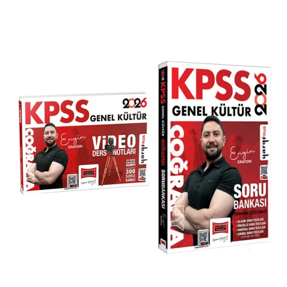 Yargı Yayınları 2026 KPSS Genel Kültür Coğrafya Video Ders Notları ve Soru Bankası ürün görseli 1