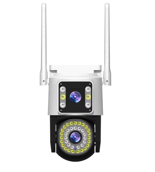 4mp Yoosee Çift Lens Ip Kamera - Wıfı Açık Otomatik İzleme, Su Geçirmez Kablosuz Güvenlik Ev Kamerası, Renkli Gece Görüş - Resim 2