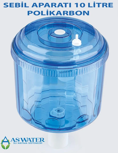 As Water Sebil Aparatı POLİKARBON 10 Litre Hazneli ürün görseli