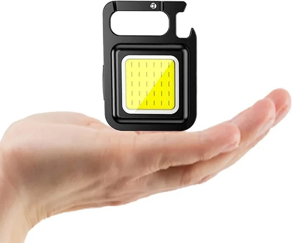 Mini Taşınabilir Led Çok Fonksiyonlu Fener (5314) - Resim 4