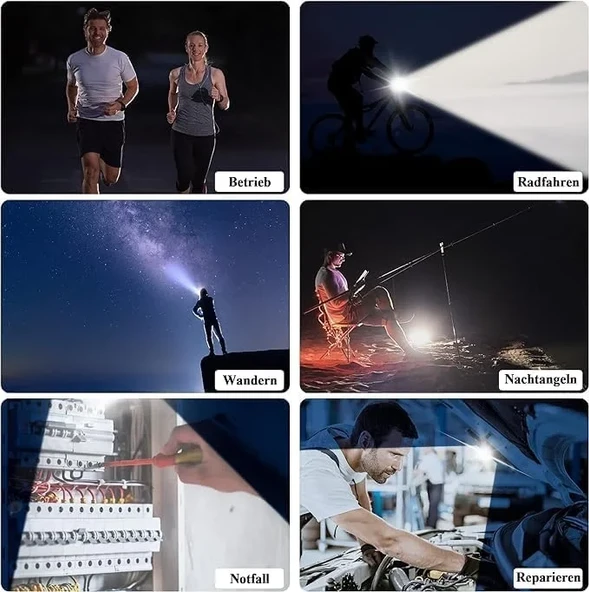 Mini Taşınabilir Led Çok Fonksiyonlu Fener (5314) - Resim 3