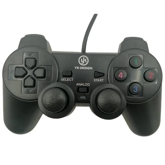 Çift Titreşimli Usb Kablolu Oyun Kolu Pc Uyumlu Vibration Gamepad ürün görseli 1