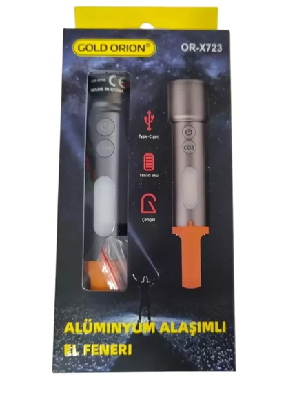 El Feneri X723 Cb-X723 Taktik Feneri Askeri Meşale (5314) - Resim 4