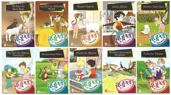 2.Sınıf Okumayı Sevdiren Renkli Resimli Hikayeler 13 - 10 Kitap - Resim 3