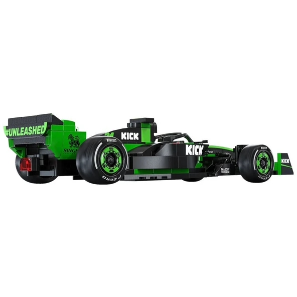 C55032W CADA SAUBER F1 FORMULA ARACI 314 PARÇA BLOCK OYUNCAK - Resim 4