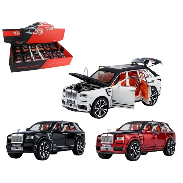 XHD-B3213 1 32 C-B IŞIKLI SESLİ MODEL RR METAL JEEP ürün görseli 1