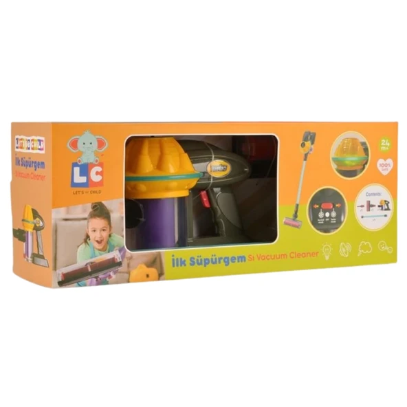 Sesli ve Işıklı Oyuncak Elektrik Süpürgesi - Resim 5
