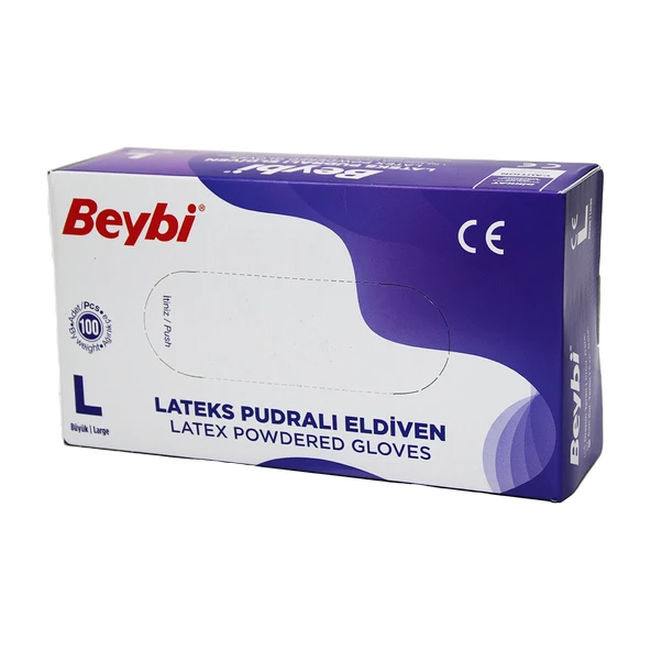 BEYBİ L PUDRALI MUAYENE ELDİVENİ 100LÜ (5314) ürün görseli
