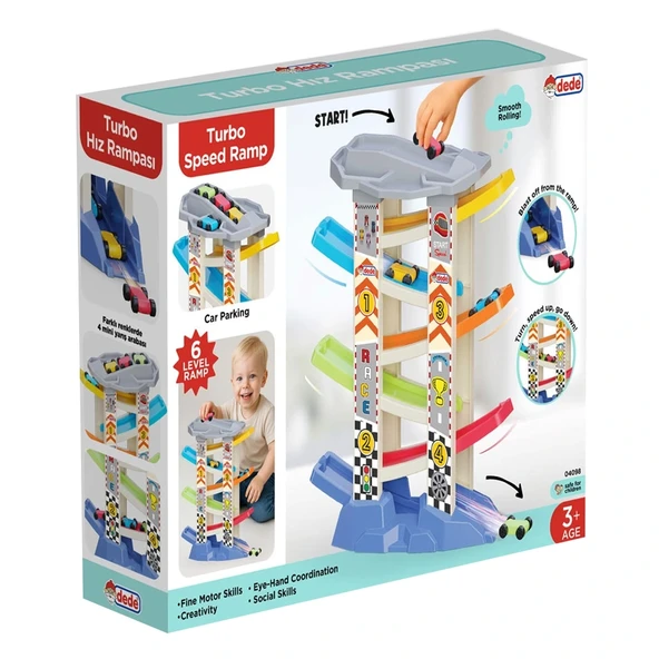 6 Katlı Turbo Hız Rampası Seti - Resim 2