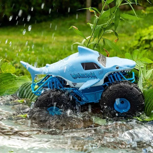 1:15 Monster Jam Megalodon Storm Kumandalı Amfibi Araç - Resim 5
