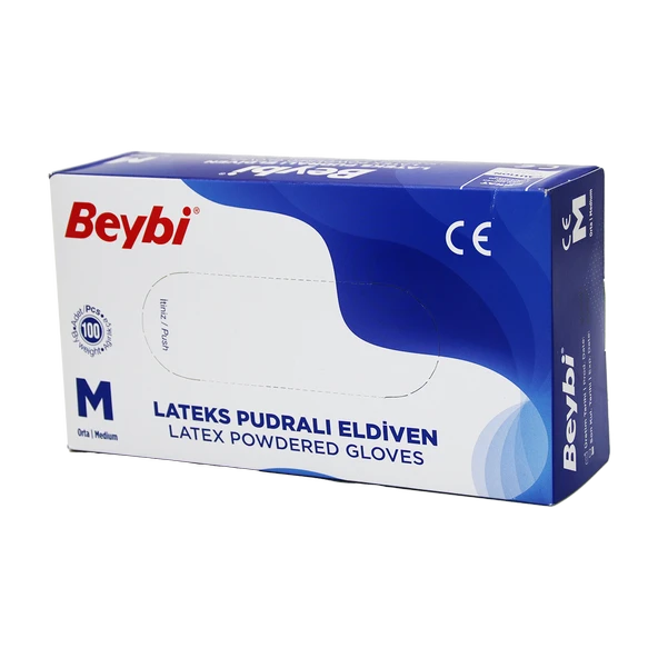 BEYBİ M PUDRALI MUAYENE ELDİVENİ 100LÜ (5314) ürün görseli