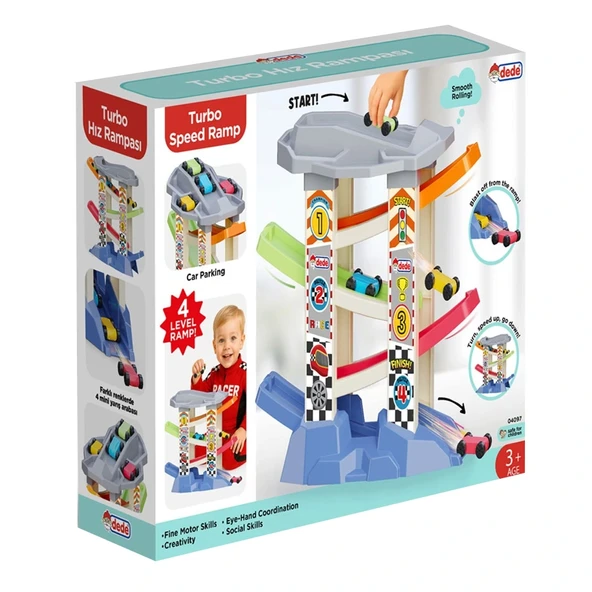 4 Katlı Turbo Hız Rampası Seti - Resim 2