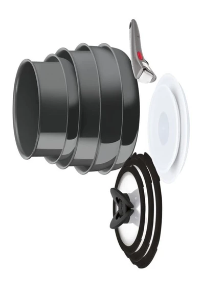 TEFAL Ingenio Ceramic Renew Büyük Set 11 Parça - Resim 2