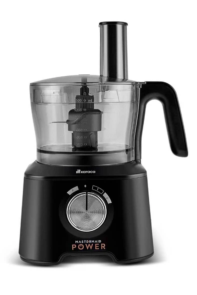 Karaca Mastermaid Power Max 11 In 1 Mutfak Robotu Matte Black Silver 2500 W - Resim 11