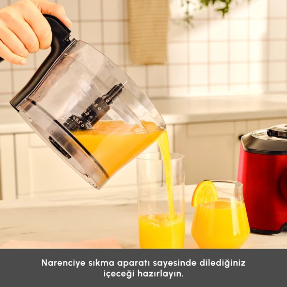 Karaca Mastermaid Power Max 11 In 1 Mutfak Robotu Matte Black Silver 2500 W - Resim 5