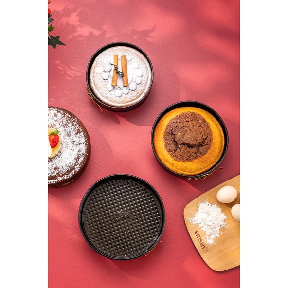 Emsan Circle 3'lü Kek Kalıbı Seti - Resim 2