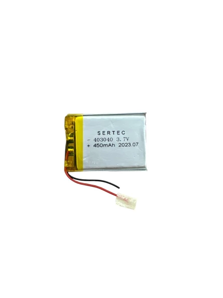 403040 3.7V 450 MAh Li-Polymer Pil (Devreli/1.5A) ürün görseli