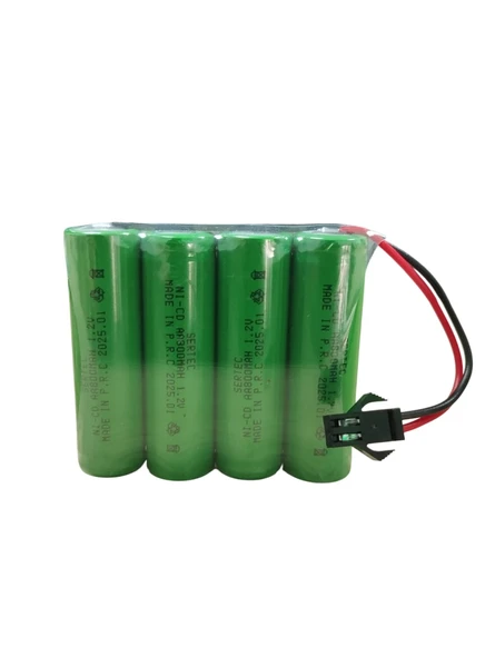 SERTEC 4.8V 4S1P AA 800 MAH KABLO + SİYAH KONNEKTÖRLÜ OYUNCAK PİLİ ürün görseli