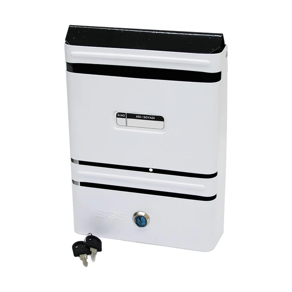 METAL BEYAZ POSTA KUTUSU (5314) ürün görseli 1