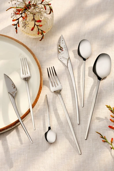 Emsan Fair 84 Parça 12 Kişilik Kutulu Çatal Kaşık Bıçak Takımı - Resim 10