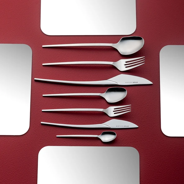 Emsan Fair 84 Parça 12 Kişilik Kutulu Çatal Kaşık Bıçak Takımı - Resim 3