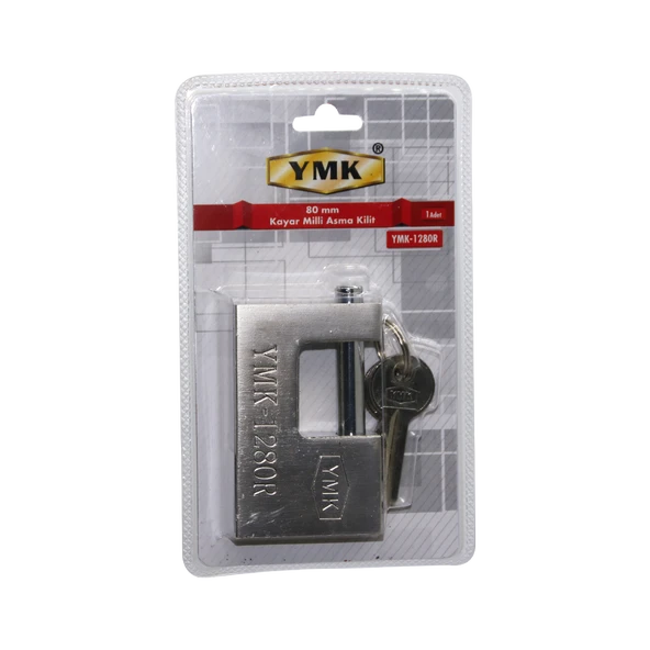 80MM GRİ KAYAR MİLLİ ASMA KİLİT (5314) ürün görseli 1