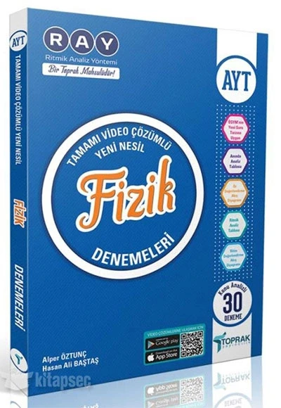 Toprak Ayt Fizik 30 Denemeleri ürün görseli 1