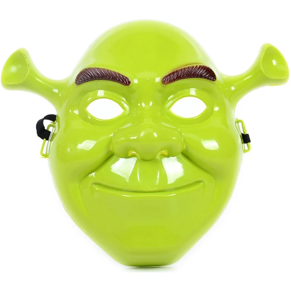 Yeşil Shrek Maskesi 21x25 cm (5314) ürün görseli 1