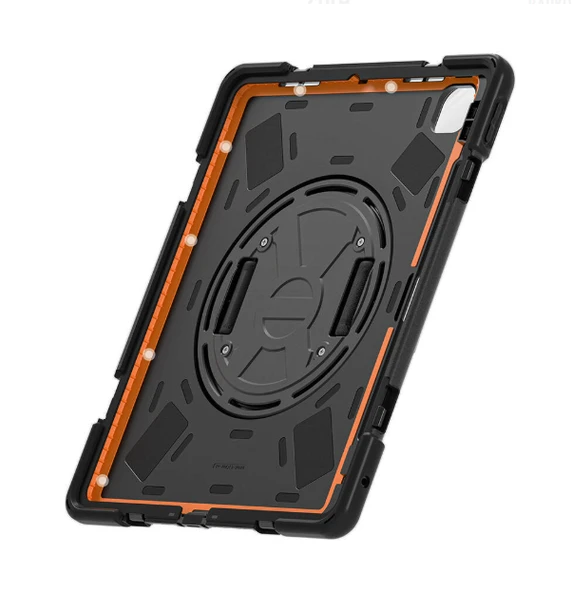 iPad Pro 13 2025 M5 Çip Uyumlu Defender Askılı 360° Dönebilir Standlı Zırh Tablet Kılıfı - Resim 3