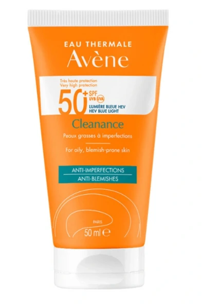 Avene Solaire Cleanance SPF 50+ Yağlı Ciltler için Güneş Koruyucu 50 ml ürün görseli 1