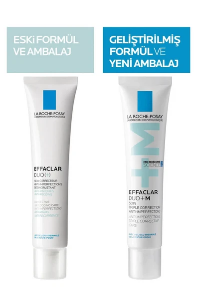 La Roche Posay Effaclar Duo+M Yağlı, Akne/Sivilce Eğilimli Ciltler için Yüz Bakım Kremi 15ml - Resim 2