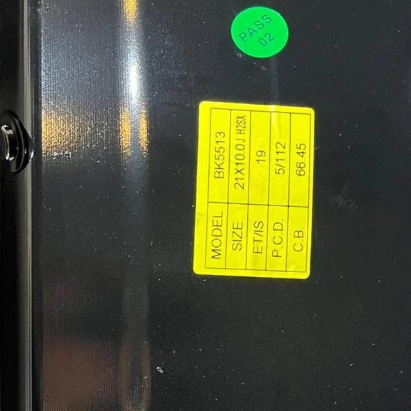 BK-5513 10*21 5*112 ET19 66.45 BLACK MACK JANT ürün görseli