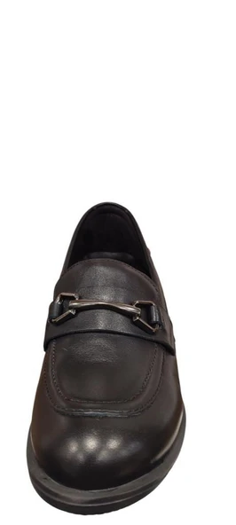 MAMMAMİA D25KA-3405 KALIN TOPUK KLASİK KADIN DERİ AYAKKABI - Resim 11