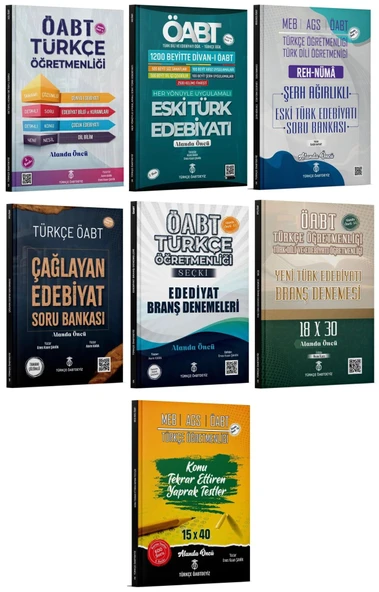 Türkçe ÖABTDEYİZ ÖABT MEB-AGS Türkçe Öğretmenliği Edebiyat 7 li Set - Enes Kaan Şahin Türkçe ÖABTDEYİZ ürün görseli 1