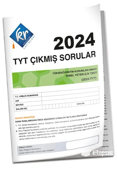 2024 Tyt Çıkmış Sorular Kr Akademi ürün görseli 1