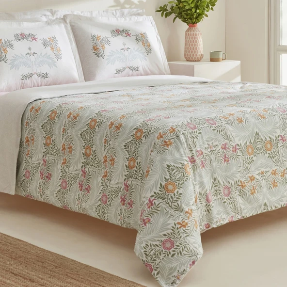 Karaca Home Sean %100 Pamuk Çift Kişilik Nevresim Takımı - Resim 3