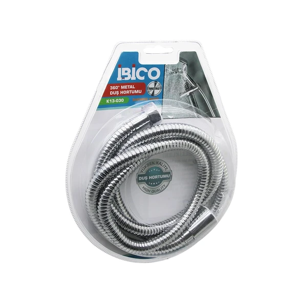 360 DERECE - METAL  DUŞ HORTUMU  1.5MT   VAKUMLU AMBALAJ   ANTİ TWİST=DOLANMAZ-KIVRILMAZ-KOPMAZ (5314) ürün görseli