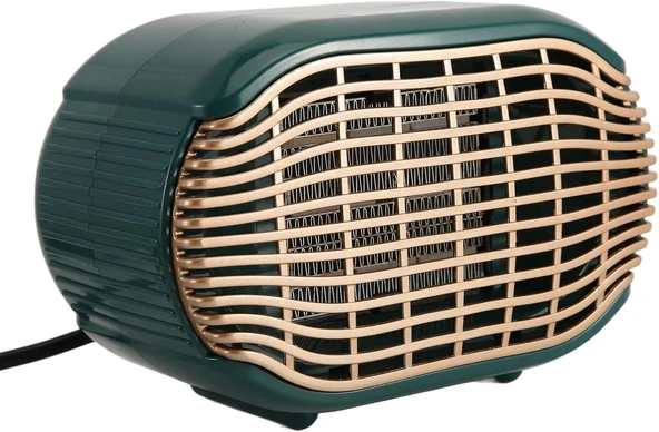 Generic Mini Isıtıcı Taşınabilir Elektrikli Masaüstü Isıtıcı Düşük Gürültü 800 W Ev Ofis Için PTC Seramik Isıtma - Resim 2